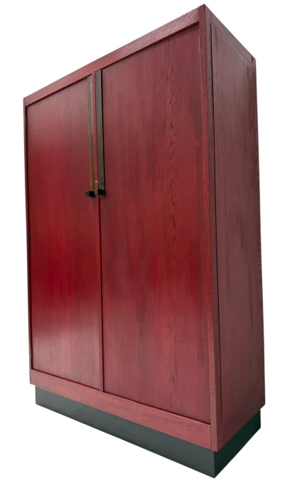 Art Deco Modernist Armoire by A.H. Jansen for L.O.V. Oosterbeek, 1920s 2